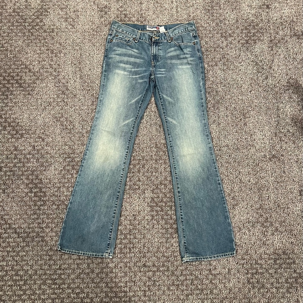 Ultra Low Waist Bootcut Jeans